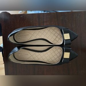 Cole Haan pointed toe flats with bow